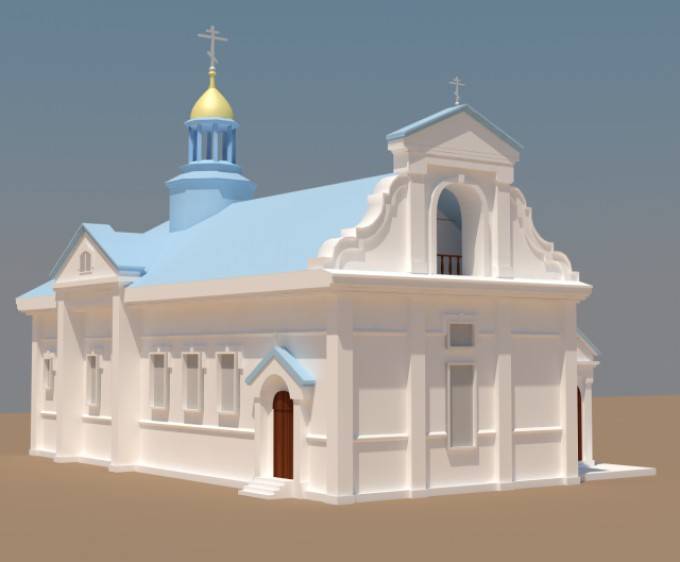 Проект храма в Березовке